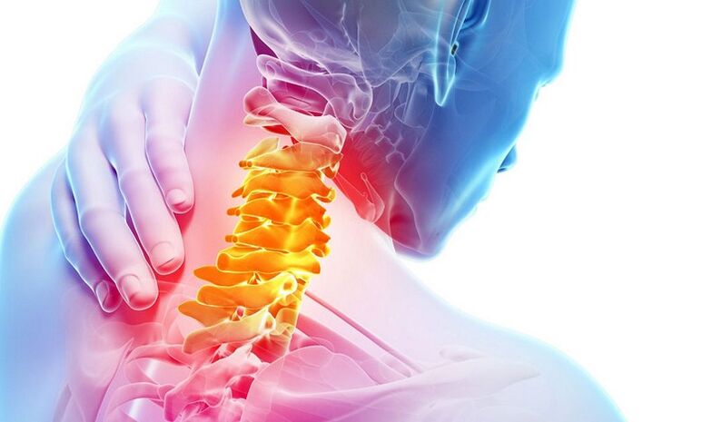 bolečine v vratni hrbtenici
